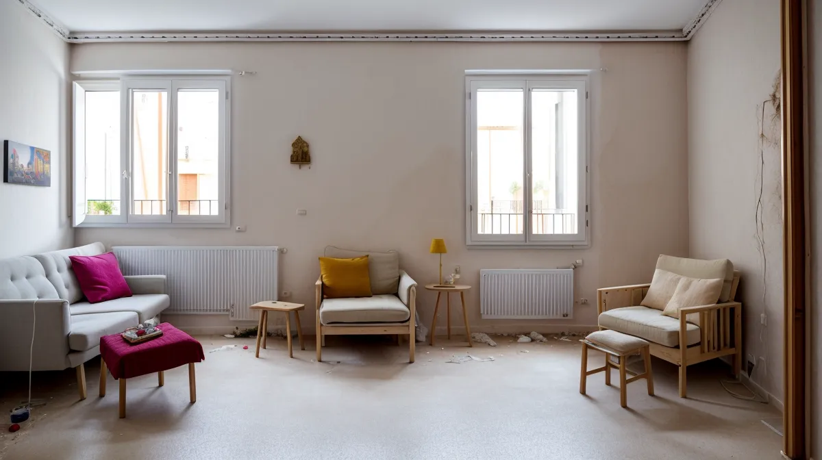 Diseño de interiores hogar aplicado a una cocina antigua de alquiler en Murcia