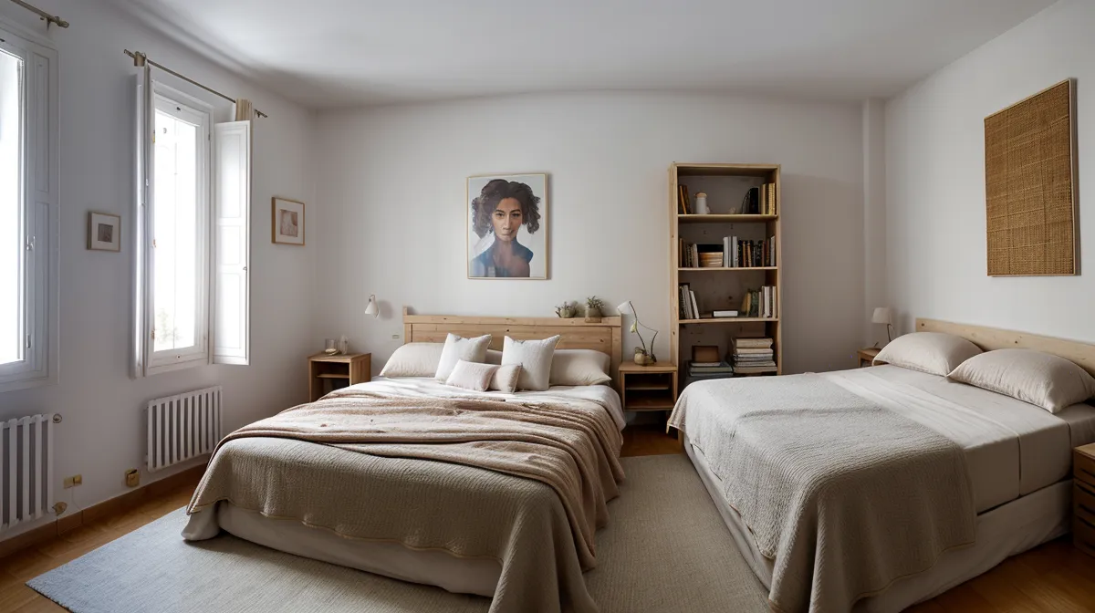 Cómo hacer un cabecero de cama DIY barato para tu dormitorio de alquiler