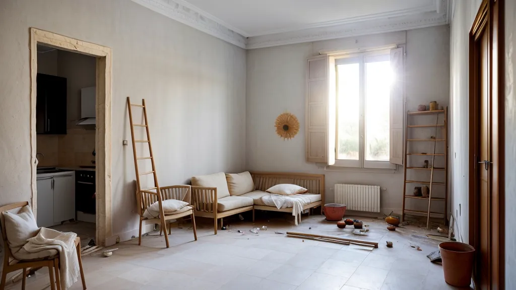 Muestras de telas para textiles de salón low cost: lino y terciopelo comparados sobre una mesa de madera