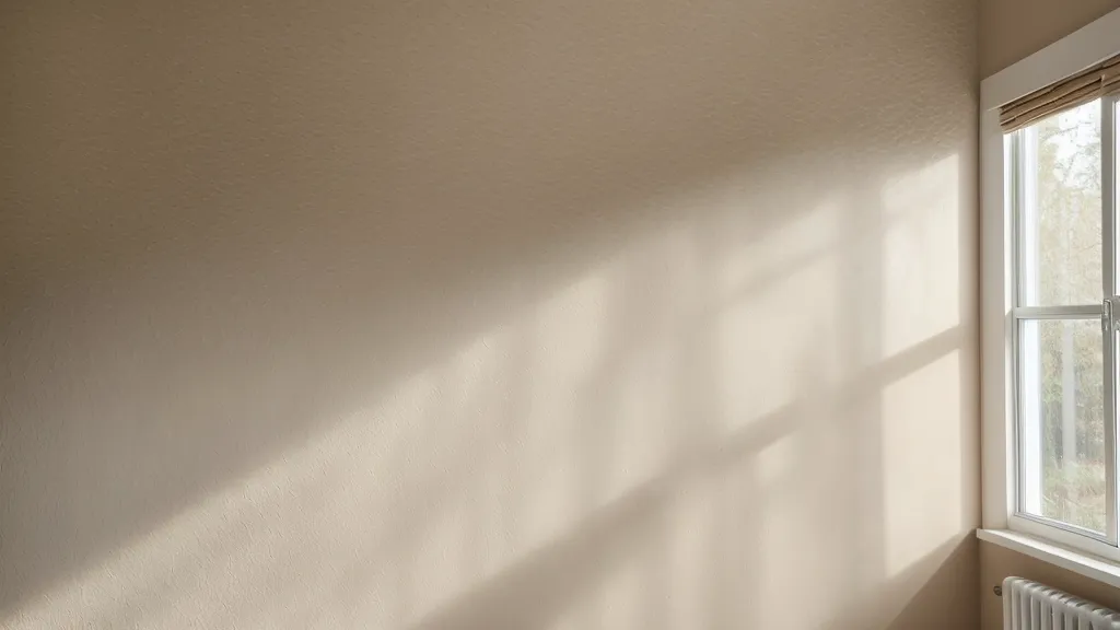 Primeros marcos probados en fila sobre la pared de un pasillo estrecho, antes de encontrar la distribución correcta