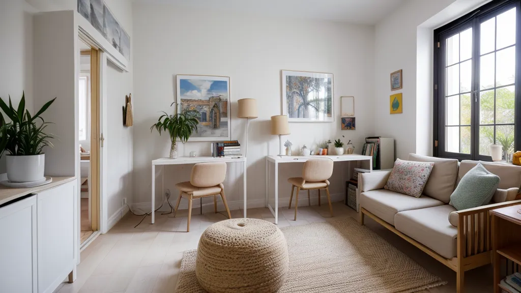 Salón con manta sobre el sofá y aspecto vivido, lejos de la perfección de una revista de decoración